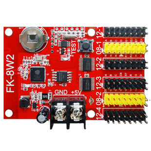 飞控FK-8Wa无线WIFI控制卡室外门头LED显示屏W02单色全彩中航8Wn