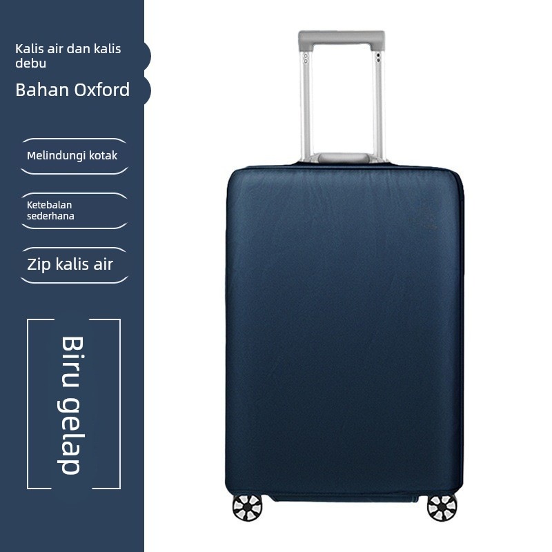 行李箱保护套弹力牛津布旅行箱套拉杆箱防尘套20/24/28寸防摔耐磨