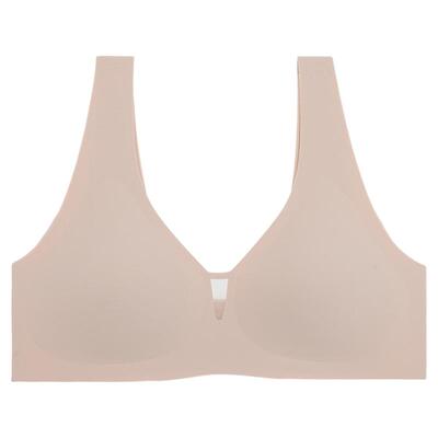 BeChic0触感无托背心式文胸内衣女舒适无钢圈不空杯BC17BT2