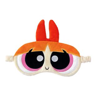 正版飞天小女警毛绒眼罩女生甜美可爱遮光睡眠卡通动漫周边礼物