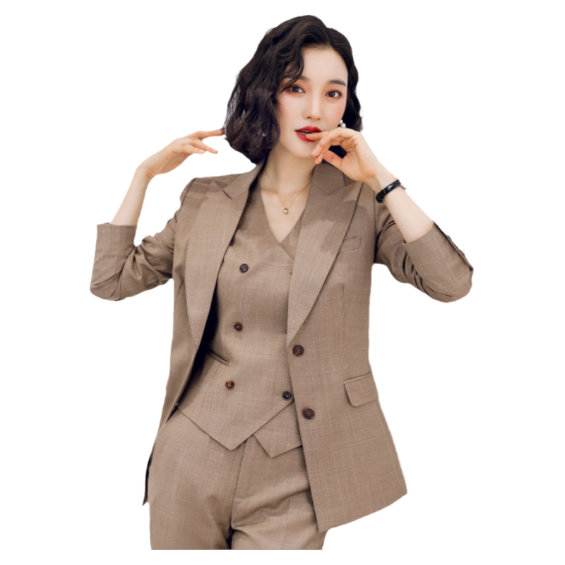 诗璐雅长袖西装外套女