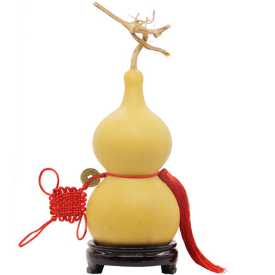 开口龙头天然葫芦挂件摆件