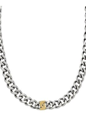 阿玛尼男LOGO系列项链