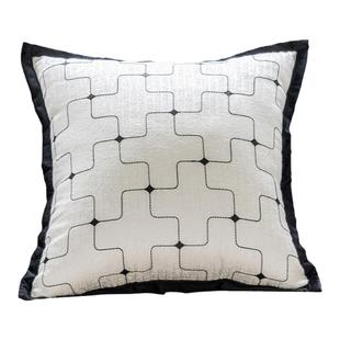 意式轻奢沙发抱枕套北欧ins风样板间软装床头靠垫靠枕套床上腰靠