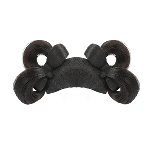 汉服古风头饰假发一体式懒人古装可爱发髻古风唐风明制盘发造型