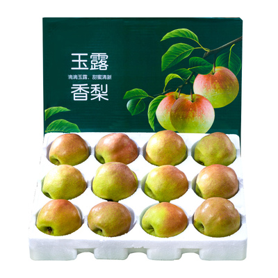 山西玉露香梨！顺丰精美礼盒！
