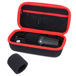 Shure MV7 麦克风收纳包超硬EVA便携盒防震盒直播网课SM7B