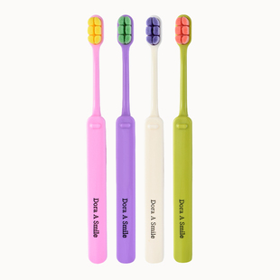 万根毛牙刷软毛成人超细护龈纳米大人情侣男士专用家用家庭装正品