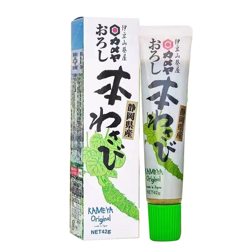 日本进口伊豆山葵酱山葵屋芥末酱日式支装寿司刺身料理静冈县膏酱