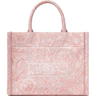 【季末优惠】VERSACE/范思哲 女士Barocco小号托特包