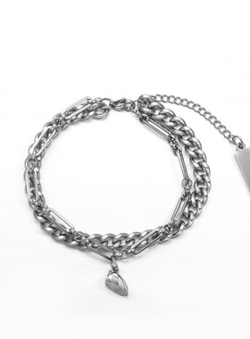 怦然心动情侣手链高级感情侣一对