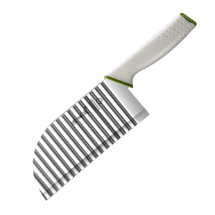 德国304不锈钢狼牙土豆刀家用波浪刀商用波纹刀洋芋花刀切菜神器