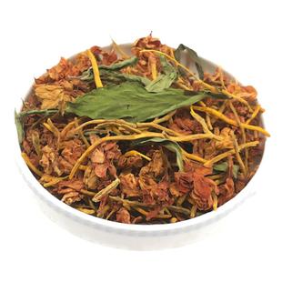 精选青藏雪山黄龙茶黄龙草根雪灵茶甜叶菊茉莉罗汉花组合500g包邮