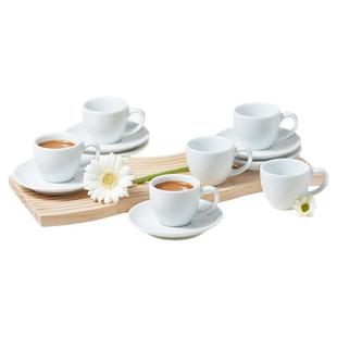 【浓缩杯】意大利进口陶瓷白杯espresso意式咖啡保温白瓷杯咖啡杯