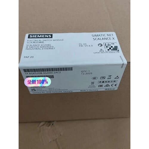 询价6GK5208-0GA00-2AC2 SCALANCE