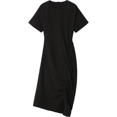 【播奥莱】播商场同款高腰连衣裙女春秋气质通勤长裙BDQ3LD0550