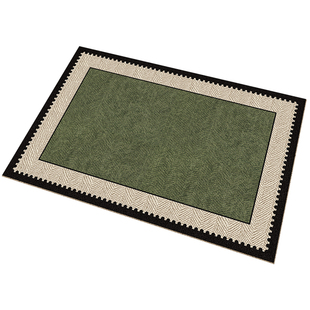 法式中古风入户门地垫丝圈玄关耐磨耐脏易打理大门口防滑除尘地毯