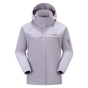 风雪狼春秋冲锋衣女防风运动外套户外网里薄款防水单衣登山服外套