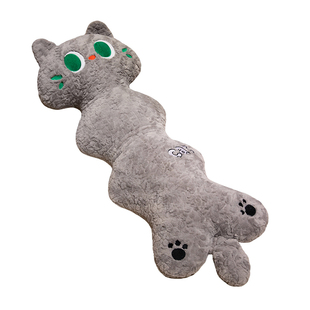 睡觉抱枕猫咪长条床上陪睡专用女生儿童侧睡夹腿枕头男生款可拆洗