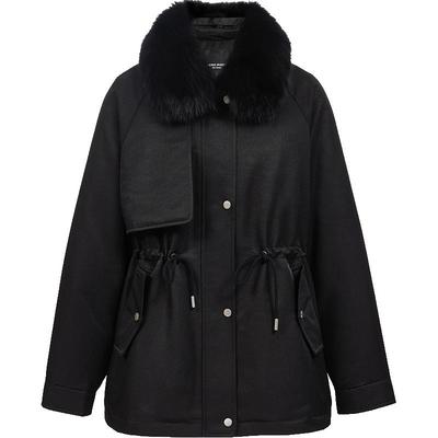 VeroModa可拆毛领羽绒服