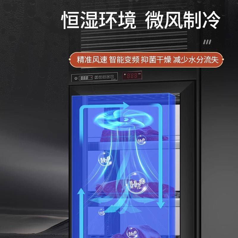 雪弗尔干式牛肉熟成柜西餐厅自助火锅湿式牛肉排酸冷藏保鲜展示柜