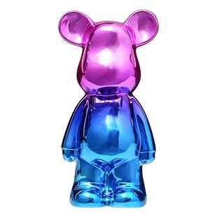 暴力熊网红摆件轻奢高档客厅电视柜酒柜餐边柜办公室直播间装饰品