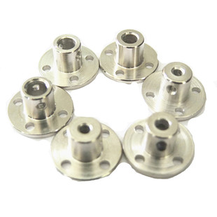 刚性法兰盘联轴器凸缘圆底盘3/4/5/6/8/10/11/12mm导向轴承支座架