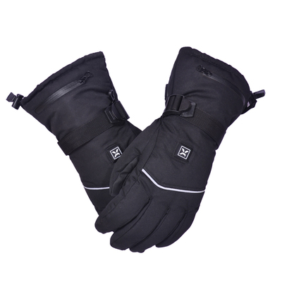 充电发热骑行防寒机车男女士手套