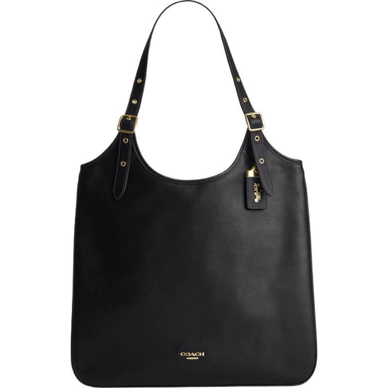 COACH/蔻驰奥莱女士黑色Reid 36号托特包单肩包大容量通勤外出