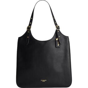 COACH/蔻驰奥莱女士黑色Reid 36号托特包单肩包大容量通勤外出