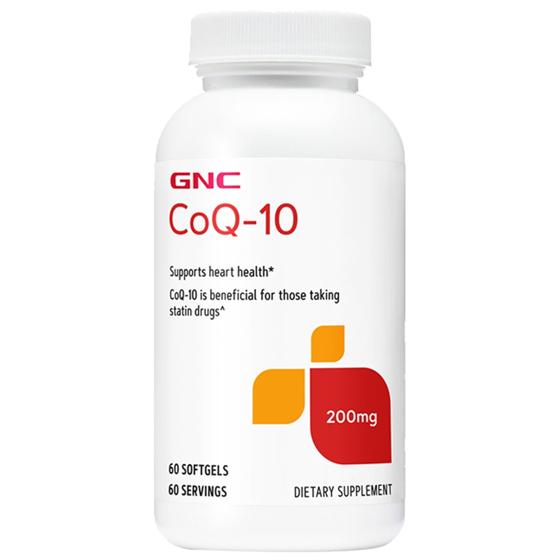GNC辅酶Q10200mg60粒心脏保健品