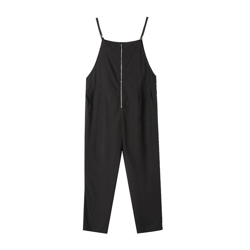 快乐屋孕妇八分背带裤宽松显瘦夏款2026新款时尚显瘦弹力休闲裤夏