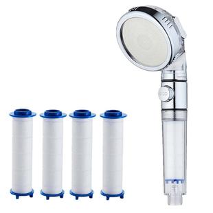 一键止水三功能净水过滤带滤芯增压花洒喷头淋浴手持洗澡莲蓬头