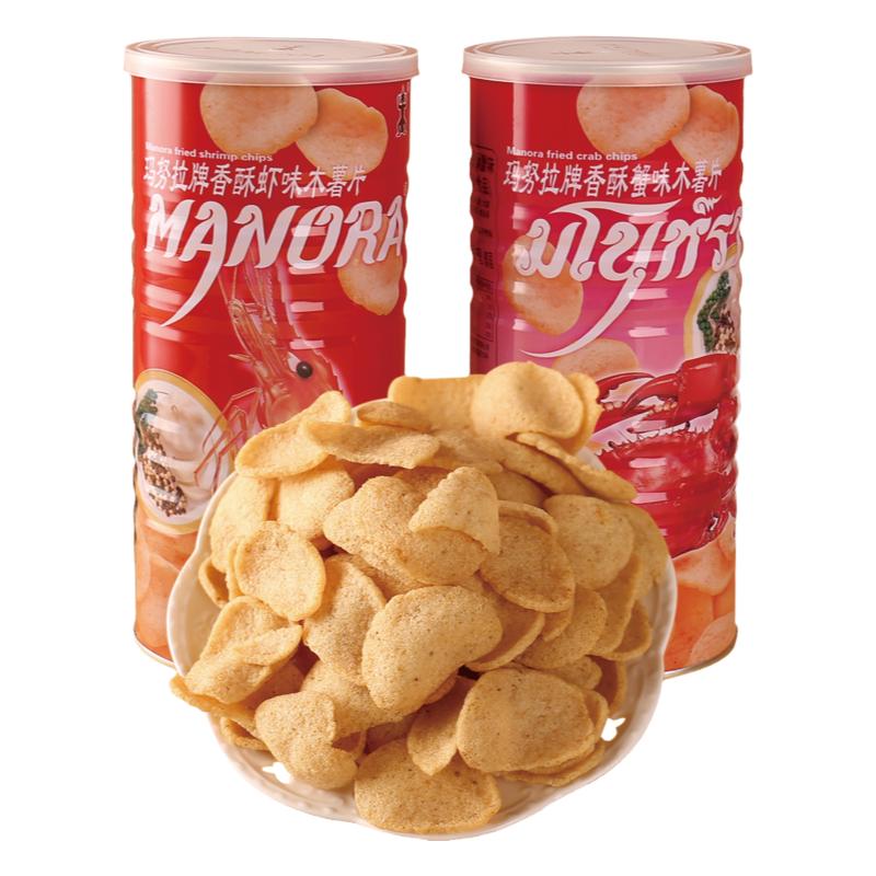 美味松脆泰国虾片虾条玛努拉