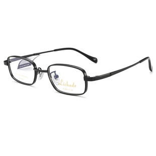 超轻钛架近视眼镜框男士小框商务全框眼镜架配高度数显薄LCD7941