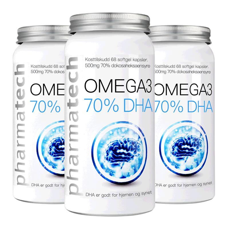 Pharmatech挪威极光态深海鱼油dha学生青少年眼脑保健品营养胶囊