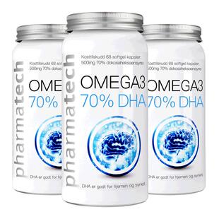 Pharmatech挪威极光态深海鱼油dha学生青少年眼脑保健品营养胶囊