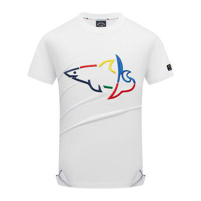 休闲运动圆领短袖T恤衫