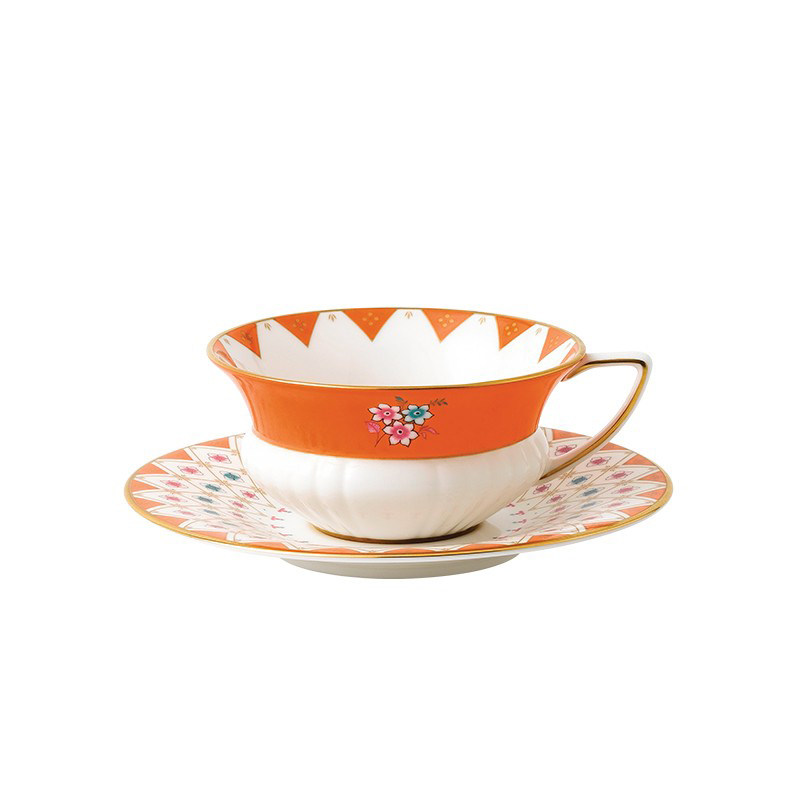 WEDGWOOD漫游美境骨瓷花茶杯
