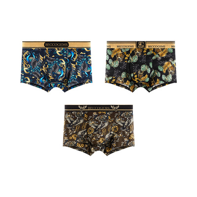 奢华吸湿内档夏季中腰裤衩舒适