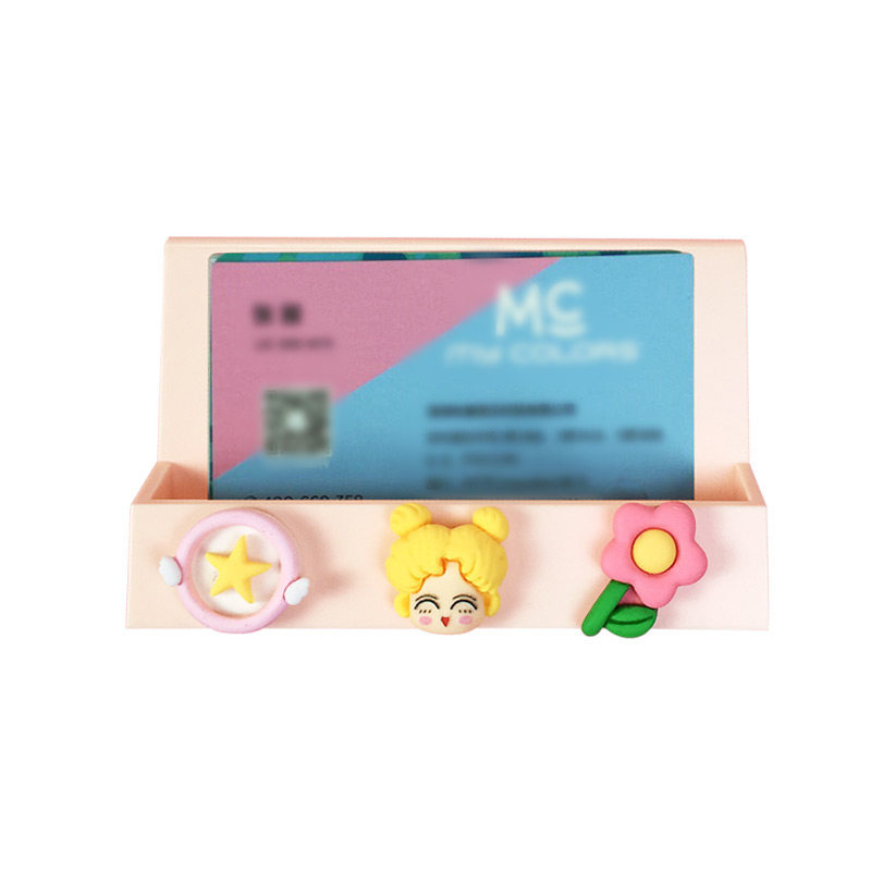 卡通可爱创意高档桌面办公名片盒