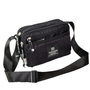 新款tough包休闲男包横款尼龙布包时尚斜挎包多层实用男单肩包邮