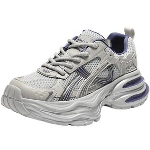 百丽星河轨迹厚底老爹鞋女鞋新款跑步鞋运动休闲鞋E4P1DCM5