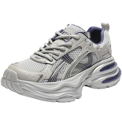 百丽星河轨迹厚底老爹鞋女鞋新款跑步鞋运动休闲鞋E4P1DCM5