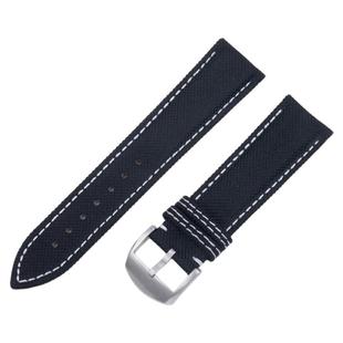 尼龙帆布表带适用百年灵表带原装款复仇者超级海洋黄狼黑鸟侦察机