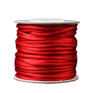 中国结线材5号6号7号线玉线红绳子项链吊坠手链编手绳diy细编织线