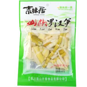 素味居山椒罗汉笋200g眉山特产泡椒竹笋下饭菜开袋即食榨菜脆笋