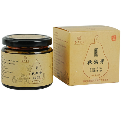 圣仁膏坊橘红莱阳梨护嗓