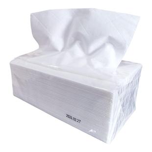 家用大包抽纸厂家直发家庭装大号湿水不易破餐巾纸简装白包纸巾批