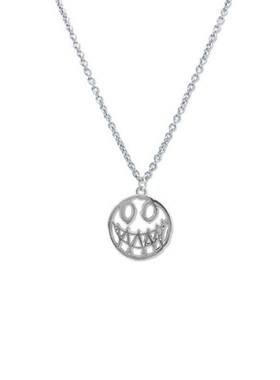 kanzao恶魔笑脸嘻哈潮ins项链